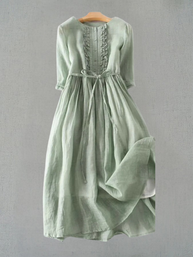Vestido Cintura-Definida