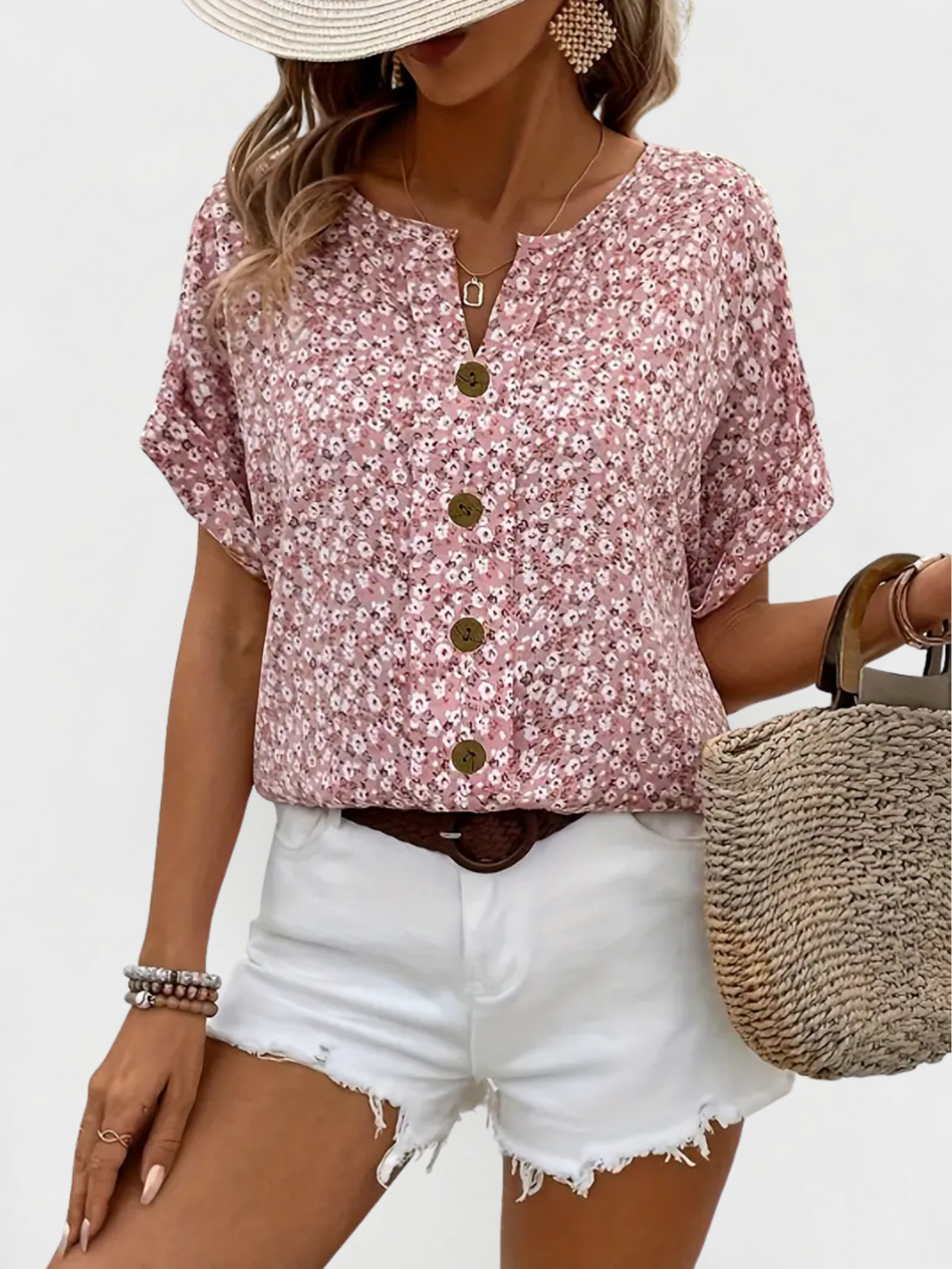 Blusa Floral Verano Chic