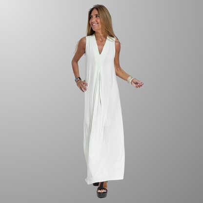 Vestido Largo Efecto-Esbeltez