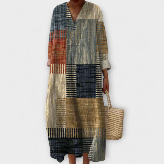 Vestido Geométrico Elegante