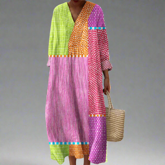 Vestido Geométrico Confort
