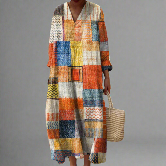 Vestido-Geometrico Arte-Comoda