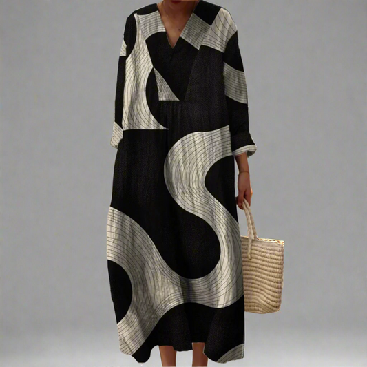 Vestido Geométrico Estiloso