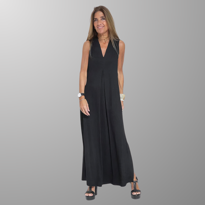 Vestido Largo Efecto-Esbeltez