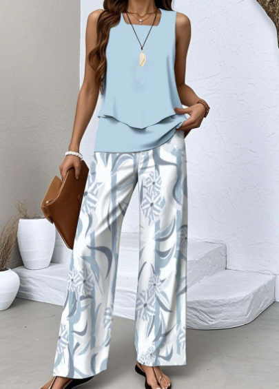 Conjunto Ligero Floral