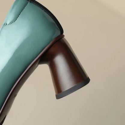 Elegancia-Paz Tacones Medios