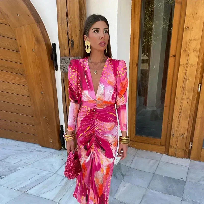 Elegancia Maxi-Kleid