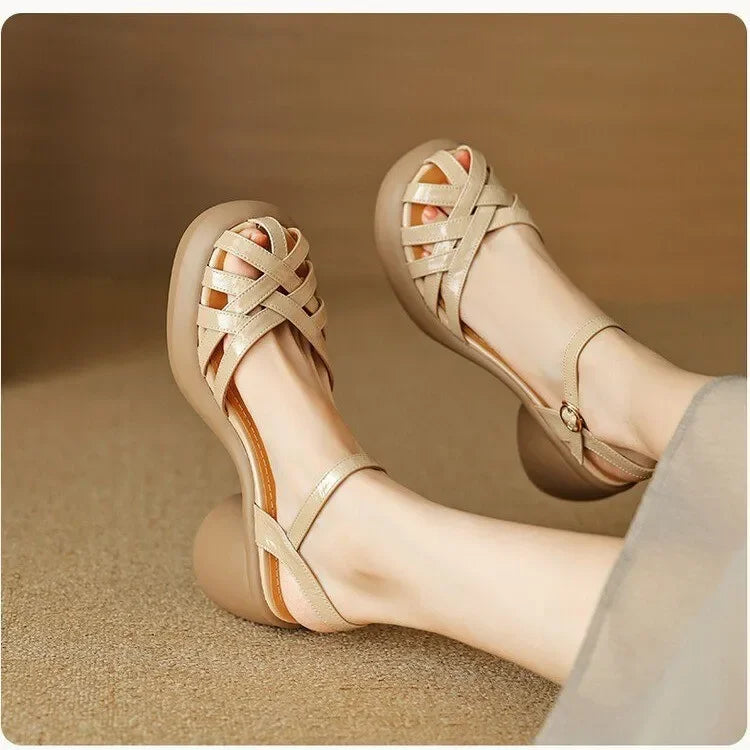 Sandalias Plataforma Confort Elevado
