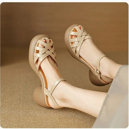 Sandalias Plataforma Confort Elevado