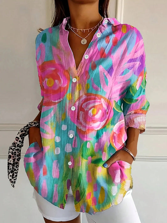 Blusa Artística Multicolor Alegre