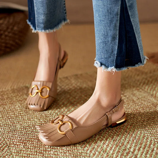 Sandalias de Piel Ajustables