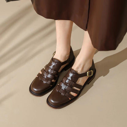 Sandalias de Cuero Confortables
