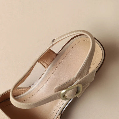 Sandalias Confort-Estiloso Tacón Medio
