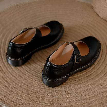 Zapatos De Cuero Confort Clásico