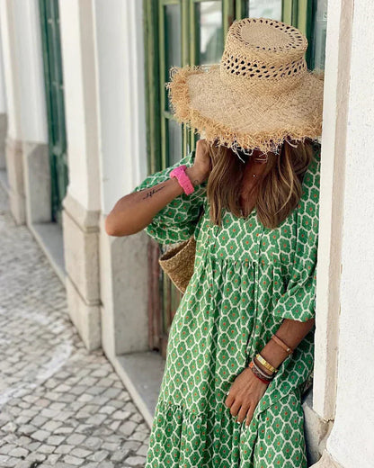 Elegante Vestido Maxi Bohemio