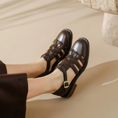 Sandalias de Cuero Confortables