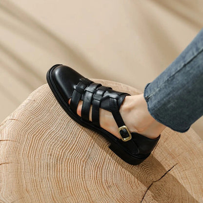 Sandalias de Cuero Confortables