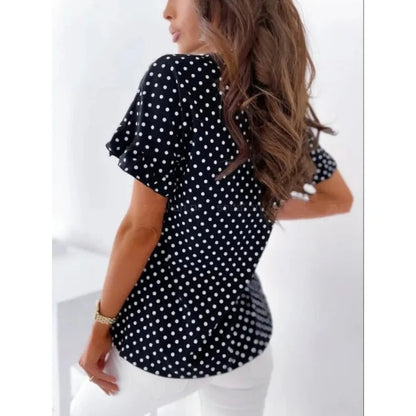 Blusa Romántica Polkadot