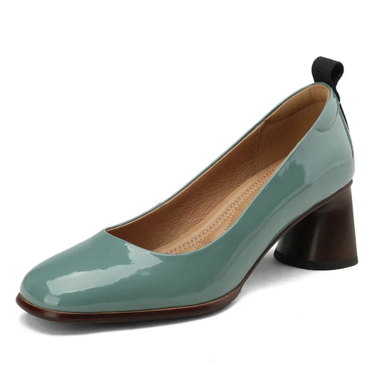Elegancia-Paz Tacones Medios
