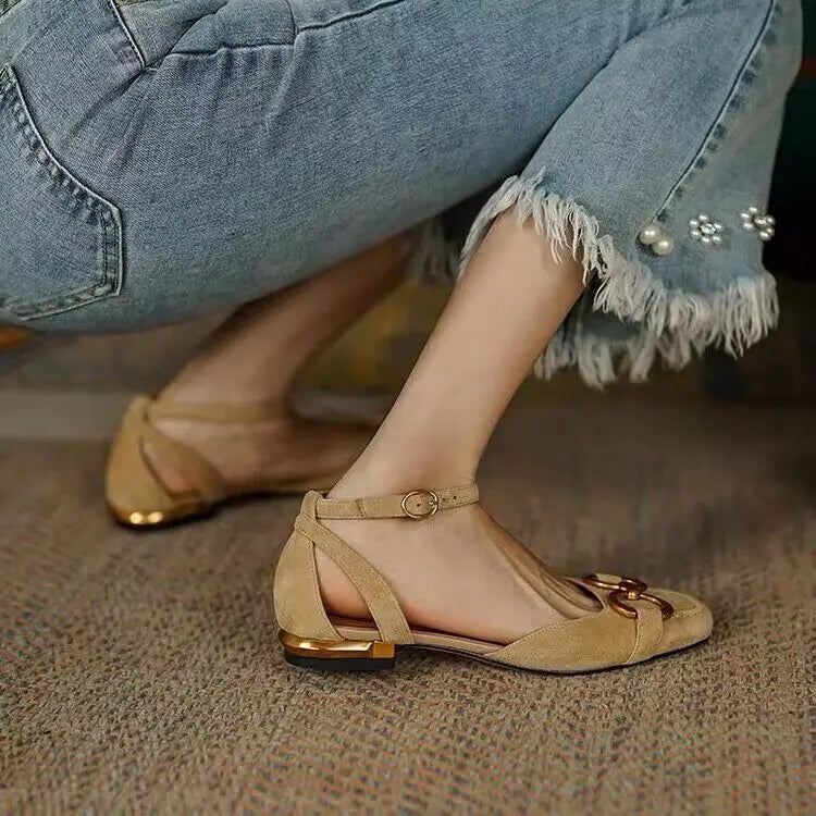 Sandalia-Confort de Cuero