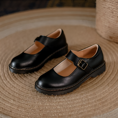 Zapatos De Cuero Confort Clásico