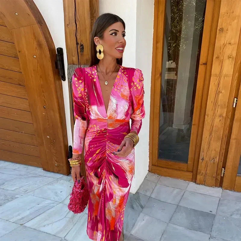Elegancia Maxi-Kleid