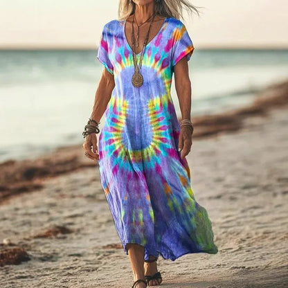 Maxi-Jurk Etno-Chic