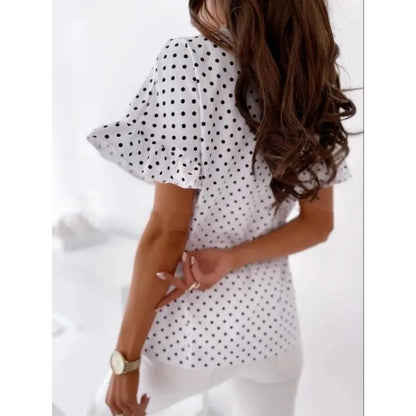 Blusa Romántica Polkadot