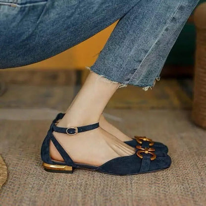 Sandalia-Confort de Cuero