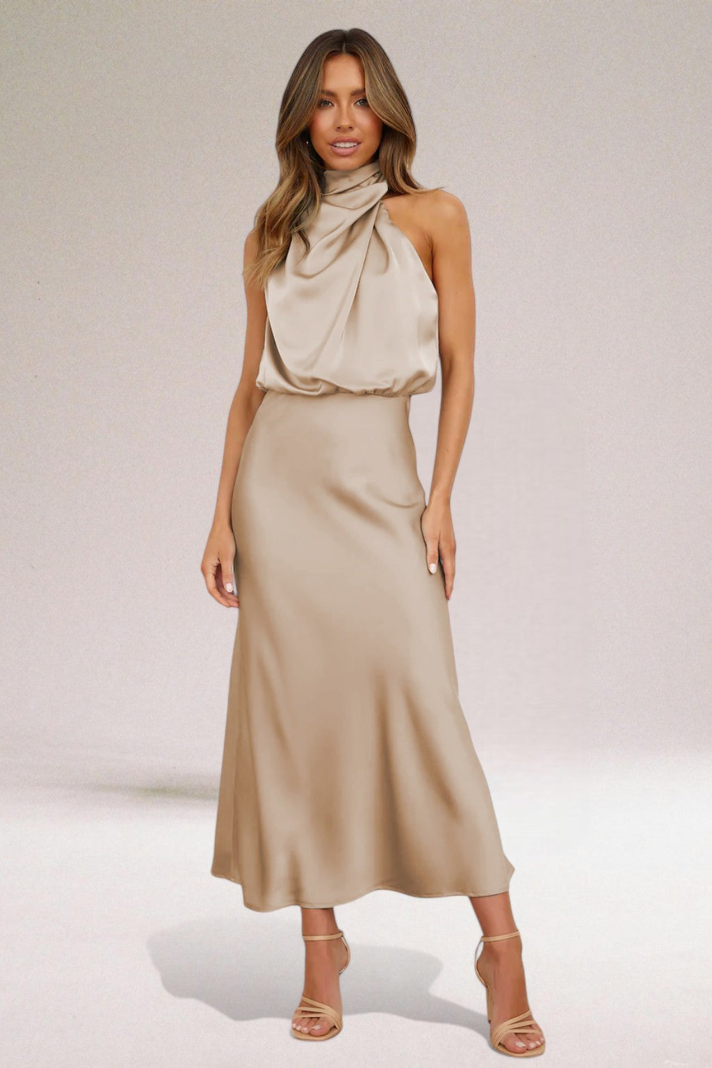 Vestido-Resplandor Satén