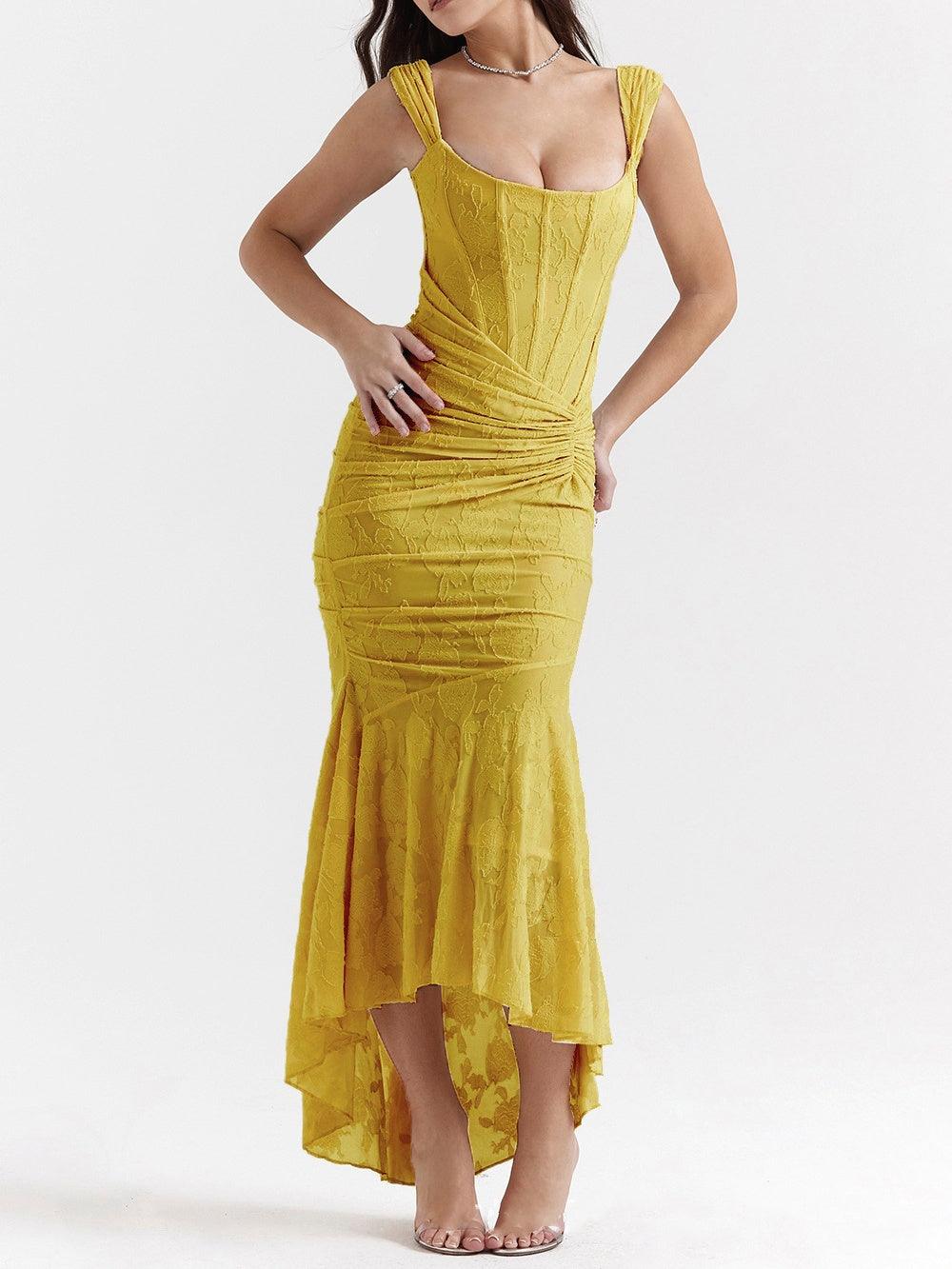 Vestido Floral Escultor Maxi