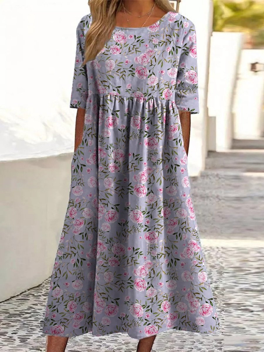 Elegancia Relajada Vestido Midi