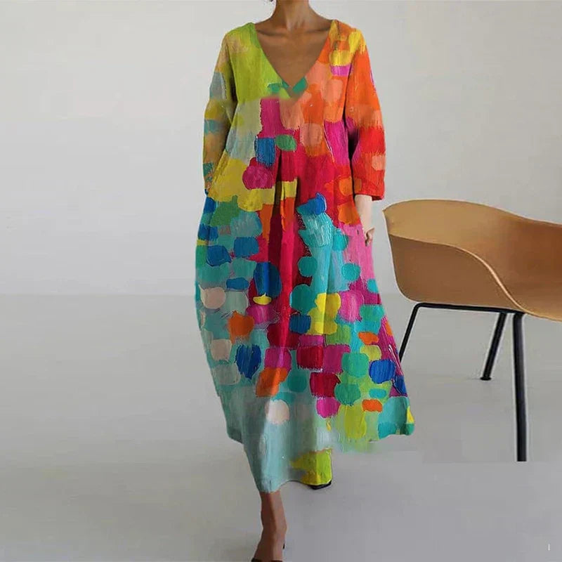 Vestido Zenda Colores Vivos