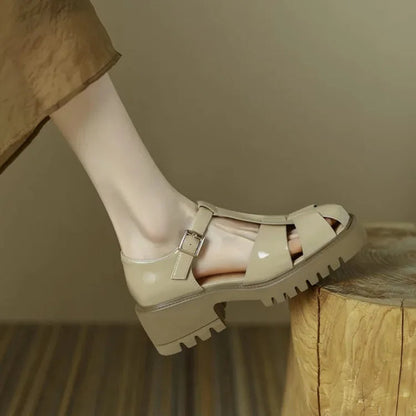 Sandalias Plataforma Confort Elevado
