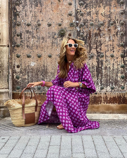 Elegante Vestido Maxi Bohemio