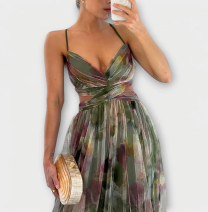 Elegancia Fluyente Vestido