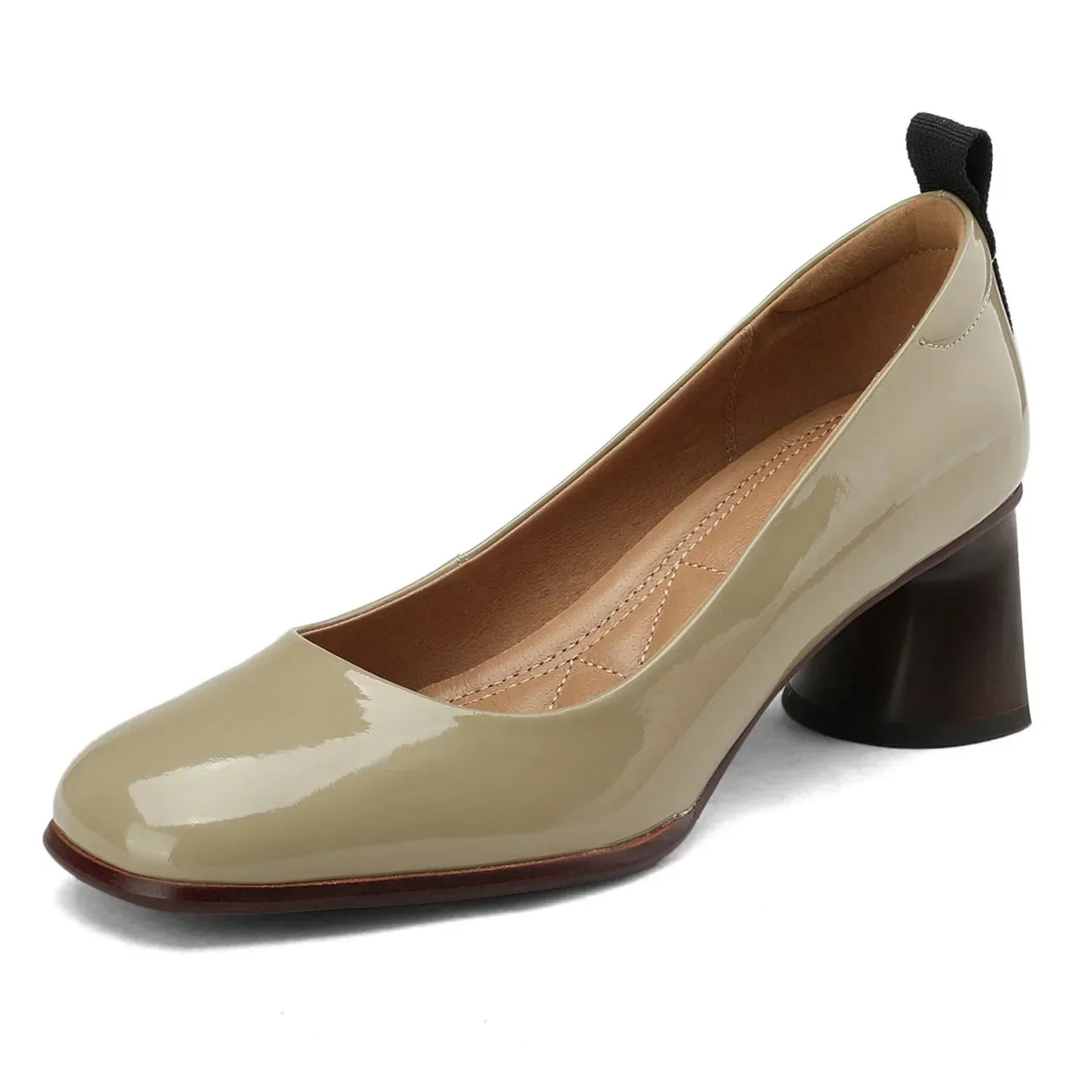Elegancia-Paz Tacones Medios
