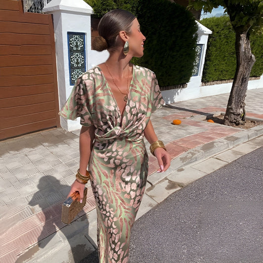 Vestido Largo Elegante-Twisted