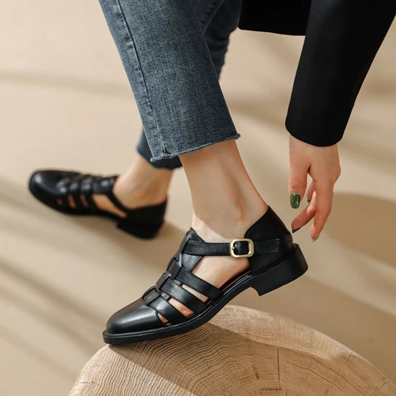 Sandalias de Cuero Confortables