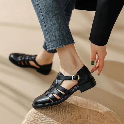 Sandalias de Cuero Confortables