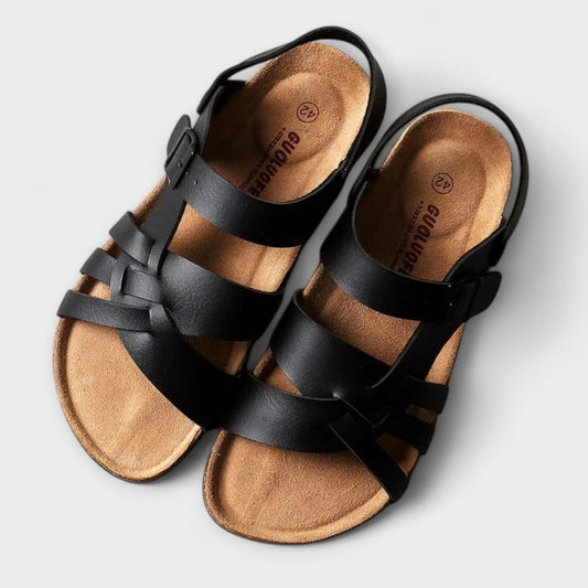 Sandalias Elegantes de Cuero