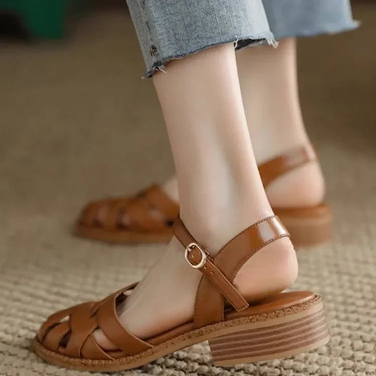 Sandalias Confort-Piel Clásicas