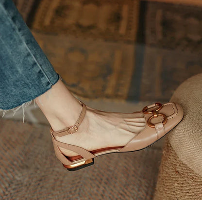 Sandalia-Confort de Cuero