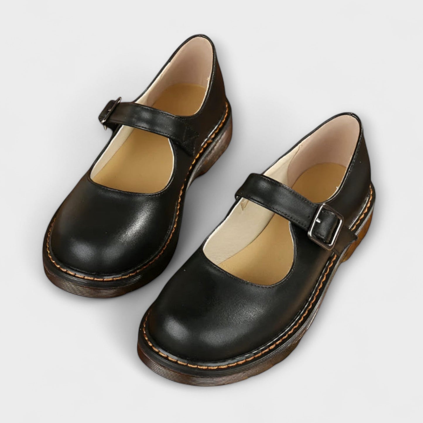 Zapatos Vintage de Cuero Confort