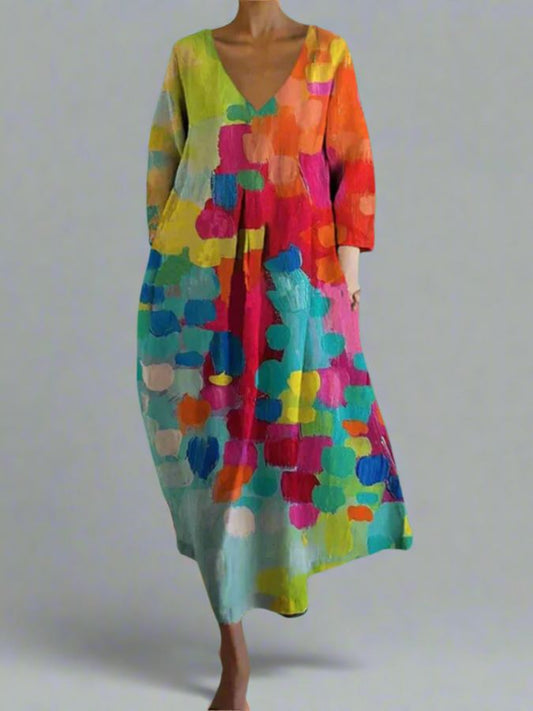 Vestido Zenda Colores Vivos