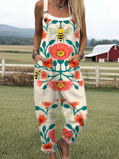 Mono Floral Vintage