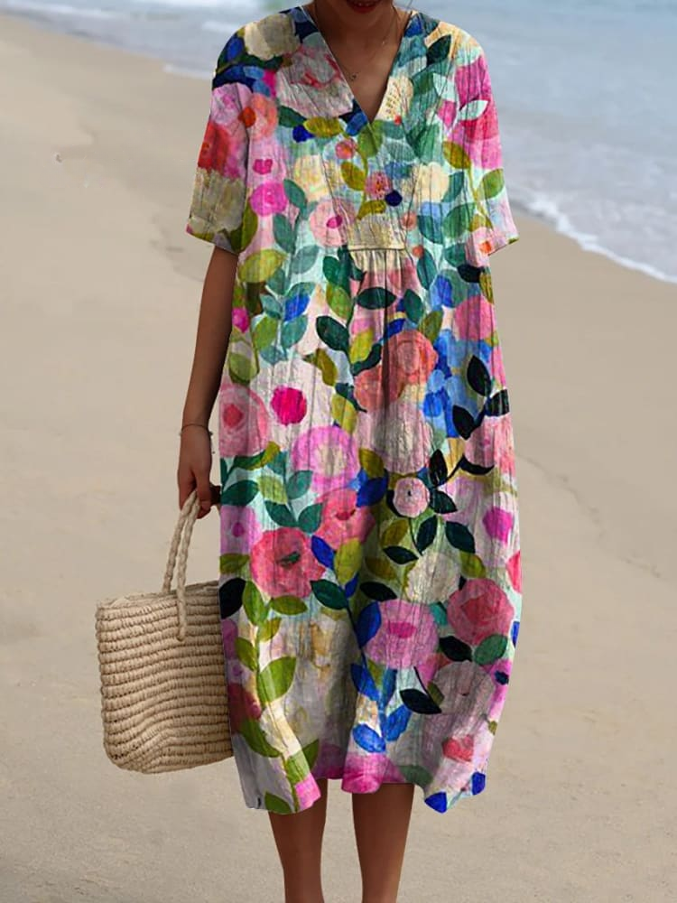 Vestido Aireado Floral Veraniego