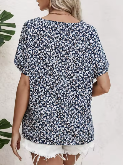 Blusa Floral Transpirable