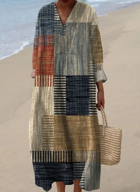 Vestido Geométrico Elegante