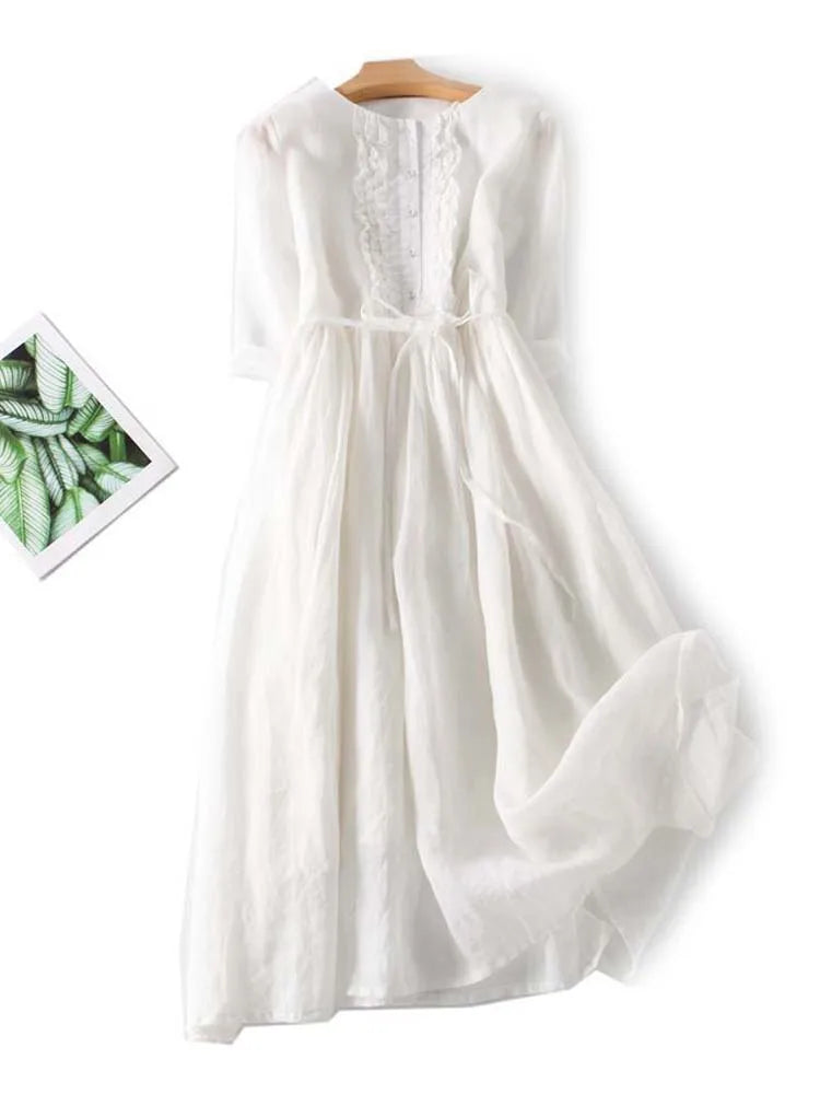 Vestido Cintura-Definida